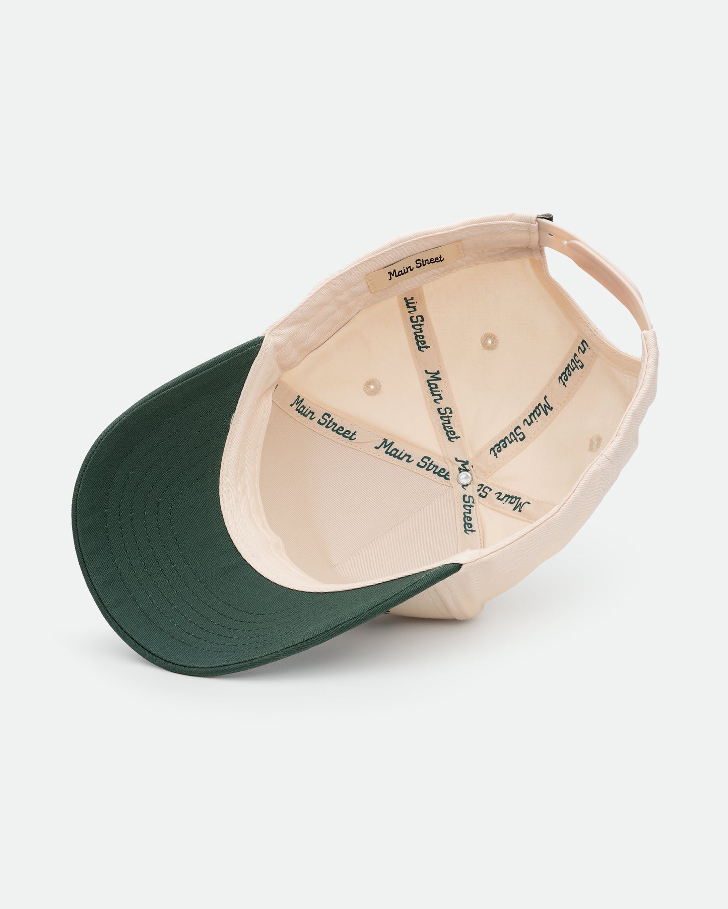 Logo Hat - Ivory & Forest Green