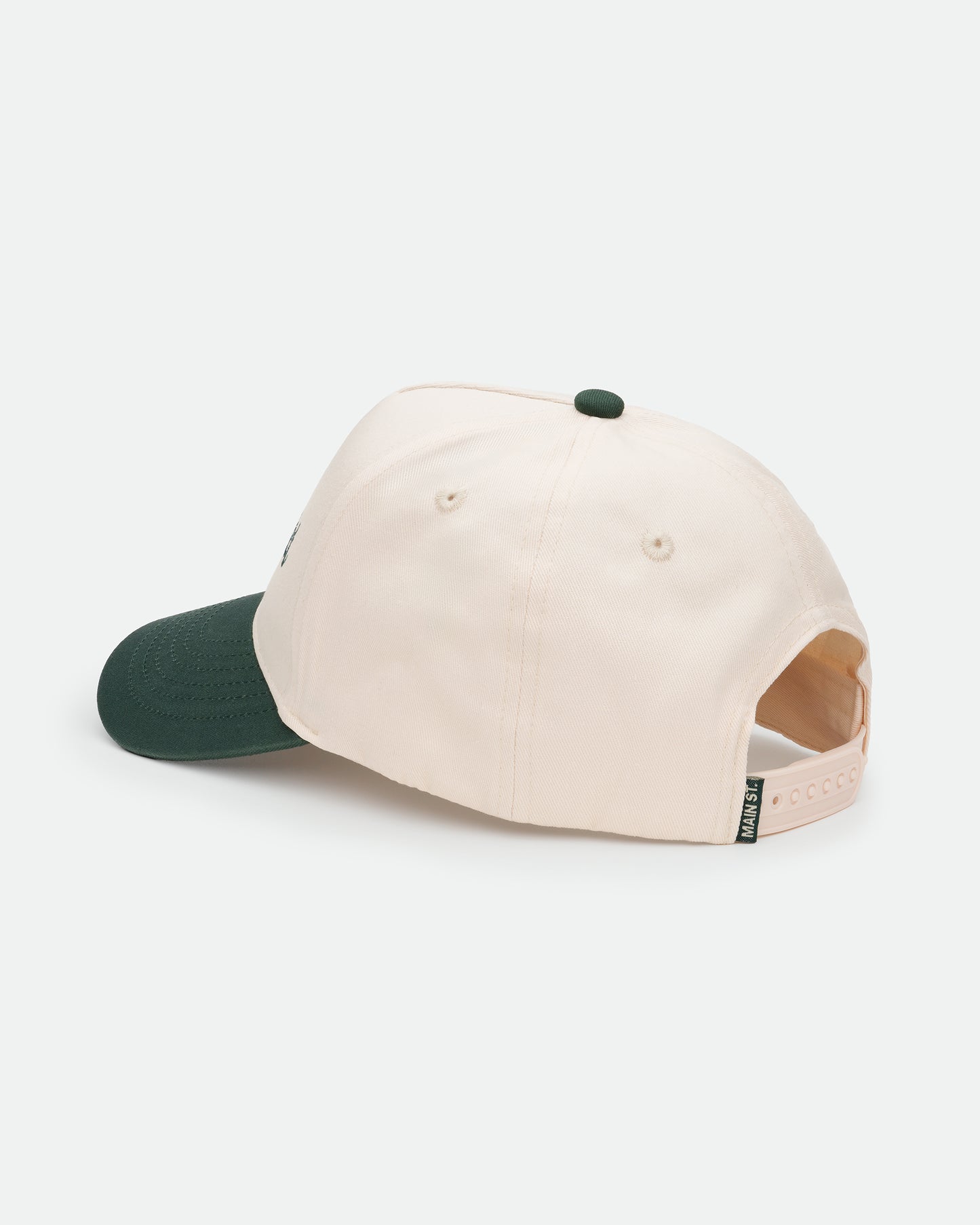 Logo Hat - Ivory & Forest Green