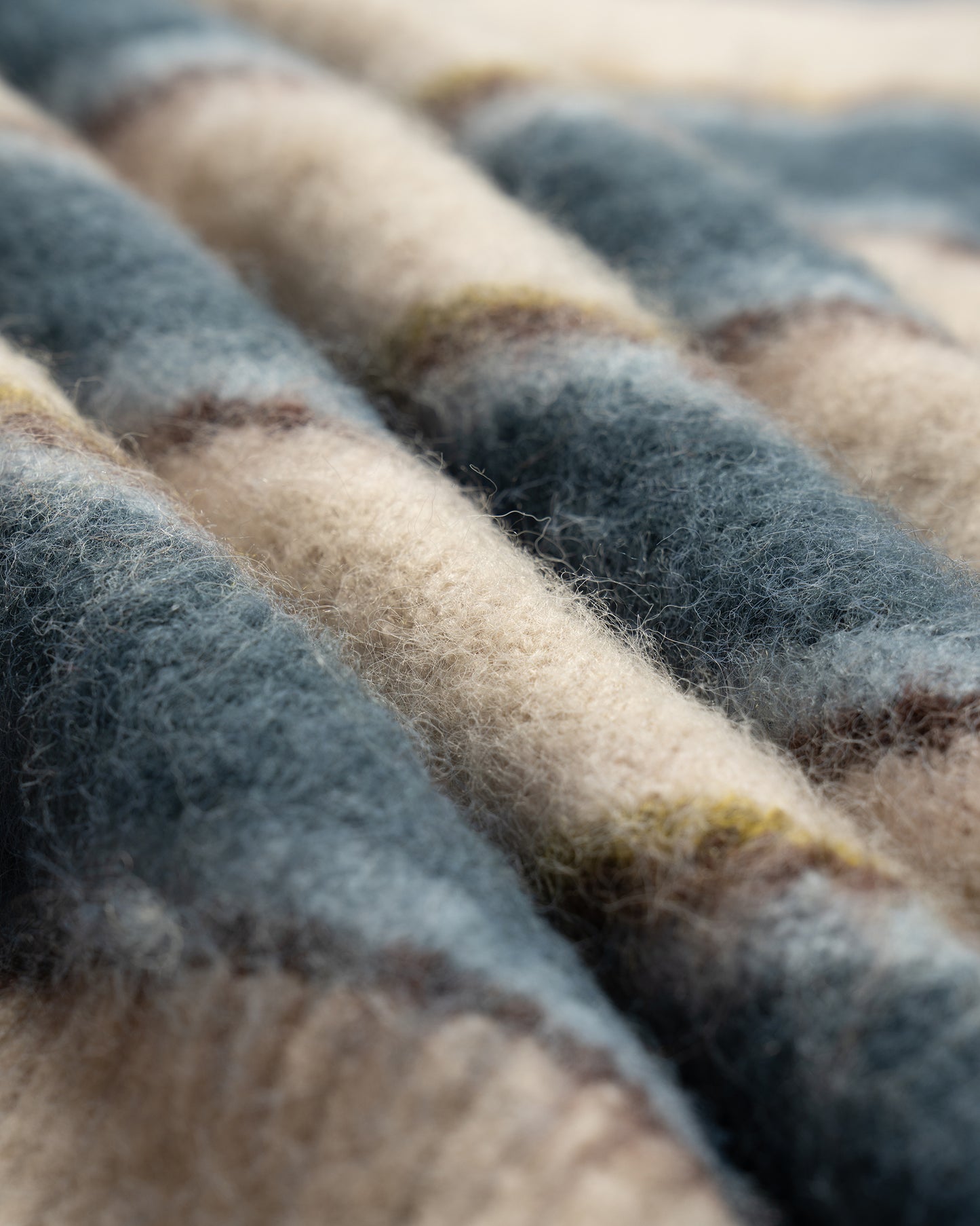 Stripe Mohair Knit Sweater